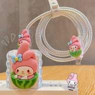 Melody Xiaomi 67w 90w charger cover for xiaomi 12/12x/13 redmi note 11pro/k60/k50 cute cartoon charg