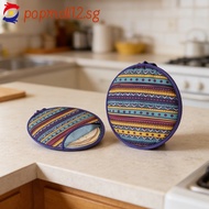 【New in March】Large 12-Inch Tortilla Warmer with Mandala Print | Keeps Flatbreads Warm &❀