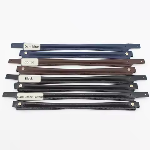 Men's bags accessories DIY handbag briefcase handle Black coffee blue bag strap belt 39cm 1pair/lot