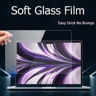 Soft Glass Film For Apple MacBook Air 13.6 inch M2 A2681 Pro 14 16 M3 2023 2020 A2337 A2179  M1 Pro 