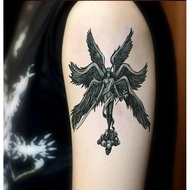 Six-wing Angel Wing Tattoo Sticker Devil Angel Flower Arm Waist Tattoo Scorpion Men Women Waterproof