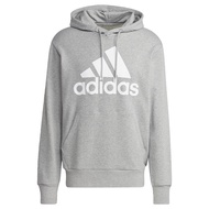 adidas Essentials French Terry Big Logo Hoodie Men Grey IC9364