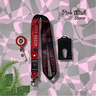 MERAH GANTUNGAN HITAM Black and red Alter Ego Idcard Strap / Alter Ego Lanyard / Alter Ego Rope / Al