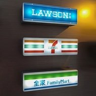 Convenience Store 711 Family Mart Rosen Light Plate Luminous Refrigerator Sticker logo Charging Touc