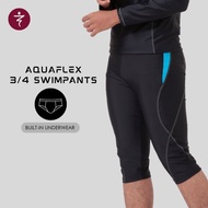 EMAX 3/4 Swim Pants Men UPF50+ AquaFlex Seluar Renang Lelaki Stretchable
