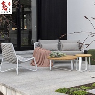 Rattan Sofa Furniture Rattan Outdoor Hotel Courtyard Rattan Art Sales Floor B & B Leisure Outdoor Ta