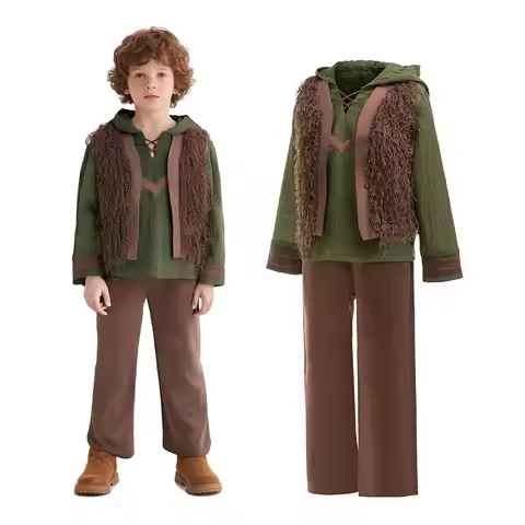 Boy Halloween Costume Dragon Trainer The Same Three-piece Costume Hiccup Role Playing Clothes Viking
