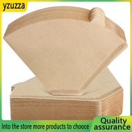 【yzuzza】8-12 Cup Coffee Filters,Unbleached Cone 200 Count Disposable Natural Paper Cone Filters