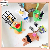 BEK Cartoon Madman Creative Plush Dolls Toy Keychain Bapa Pendant Funny Ugly Cute Stuffed Bag Orname