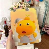 Bewildered yellow duck mirror sticker, warm style, convenient mirror