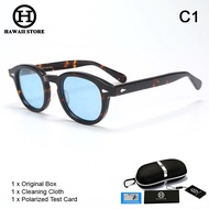 Hawaii Kính Râm Phân Cực Phong Cách Johnny Depp Lemtosh Thời Trang Gọng Acetate Chất Lượng Hàng Đầu
