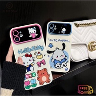 Case OPPO A18 A38 A57 A58 A98 A78 A79 A17K A55 A54 A16 A15 A77 A74 A93 A92 A12 A3S A5 A7 A5S A3S A15S A31 A53 A54 A76 Cartoon Bear cellphone cover Silicone Phone Case