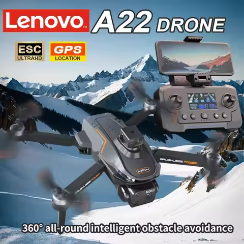 Lenovo A22 Drone 8K GPS double Camera Aerial Photography Optical Localization Four-way Obstacle Avoi
