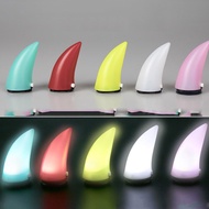 Creative Personality Motorcycle Electric Vehicle Helmet Decoration Horns Electric Luminous Z8w5