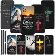for iPhone 15 16 17 pro Plus Max Air TPU Soft phone case protective cover bible verse jesus  (R-20