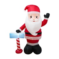 Santa Claus Inflatable Mold Decoration Outdoor Courtyard Christmas Inflatable Mold Santa Claus Mailb