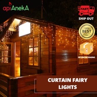 LAMPU RAYA LED CURTAIN FAIRY LIGHT  CURTAIN LIGHT
