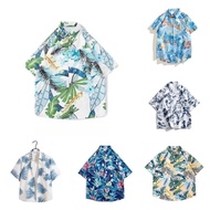 🚚Local Deliver Baju Lelaki Hawaii Potong Santai Sesuai Percutian Baju Pantai Baju Lelaki Trendy