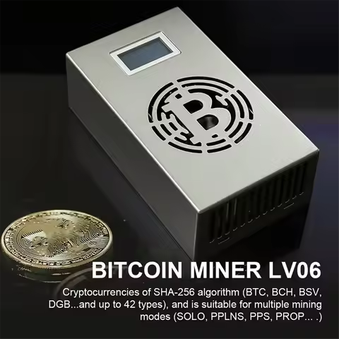 Hot Sale Bitcoin Lucky Miner LV06 Silent Miner Machine BTC Miner 500GH/S Hashrate Crypto Mining Mach