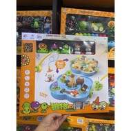 685-26PVZ1 2 in 1 Plants vs Zombies Fishing Soft Silicone water or sand Play Set Toys  birthday gift