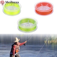 MEIHUAA 2PCS Fly Fishing Line, Lightweight 8 Strands Fly Fishing Backing Line, Durable Multicolor Ab