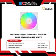 Fan Casing Ocypus Gamma F12 ELITE WH ARGB REVERSE BLADE WHITE