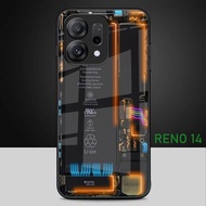 Softcase Glossy Glasshp For OPPO RENO 14 - Case hp RENO 14 - OPPO RENO 14 -A10 Mobile Phone Case