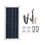 Solar Panel 12V USB 5V Solar Cell Controller Portable Solar Panel for Phone RV Car MP3 PAD Charg