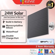 EZVIZ 24W Solar Panel built in batter support CB3 POV CB8 HB8 EB8 Waterproof Double port charger