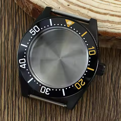 SPB143J1/SPB253J NH35 Watch Case Sapphire Glass parts For Seiko NH35 NH36 4R36 NH34 Black Tiger Whal