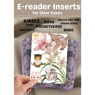 Kindle Insert & Kobo Insert - SOFT LILLIES - PM for other E-Reader Units