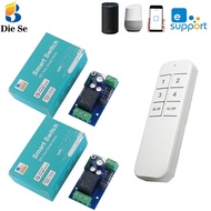 Diese eWelink and WiFi Smart Switch Wireless Remote Control DC 7V 12V 24V 48V USB 5V 1CH Relay Receiver,Voice Control,Timing Module