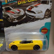 Yellow iron car model