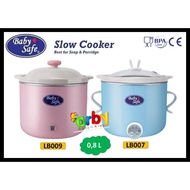 Baby Safe Digital Slow Cooker Baby Food Cookware (0.8L) - Blue Lb007