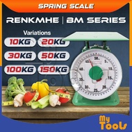 M.Machinery RENKMHE | BM SERIES 10KG 20KG 30KG 50KG Mechanical Weighing Scale Dial Spring Flat Top /
