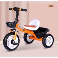 Children's 3-Wheel Bicycle with Leather Saddle