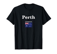 Perth city and the flag of Australia T-Shirt