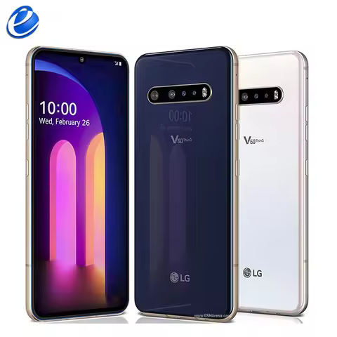 LG V600 5G PHONE Original LG V60 VM TM ThinQ 6.8' 8GB RAM 128GB ROM 64MP Triple Rear Camera Single S