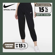 Nike Women's Sportswear Icon Clash Jogger - Black ไนกี้ กางเกงจ็อกกิ้งผู้หญิง Sportswear Icon Clash 