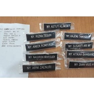 Buy name Plate Nametag Pin Nametag Acrylic name Plate Engraved name Plate grapir name Plate Nip name