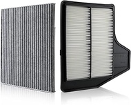 MOTOALL Engine Air Filter & Cabin Air Filter Combo Set Replaces# 16546-3TA0A,27277-3JC1A Fit for Nis