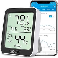 Govee Bluetooth Digital Hygrometer RoomThermometer, Humidity Meter and Temperature Sensor Gauge with