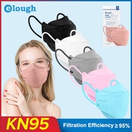 20/50/100PCS 4D-Kn95 Face Respirator Mask 4-Layer FFP2 CE Masks Aldult Protective Face Masks
