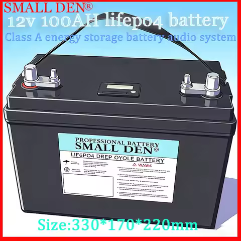 12.8v 100AH LiFePO4 Battery Outdoors Touring Car Multifunctional USB Type-C Output for Golf cart boa