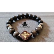 Lucky Wood Bracelet Auspicious Stone Real