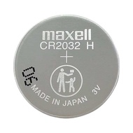 Maxell ถ่านกระดุม CR2032H แบตเตอรี่อุตสาหกรรม 3V ถ่านความจุสูง มีตัว H แท้ ราคาต่อก้อน