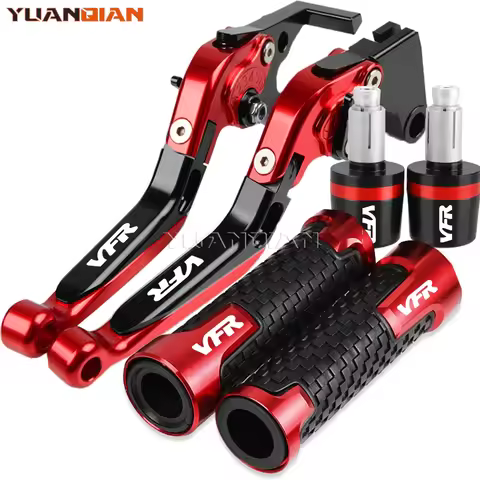 Motorcycle Brake Clutch Levers Handlebar grips ends For Honda VFR800 VFR800F VFR 800 VTEC 2002-2017 