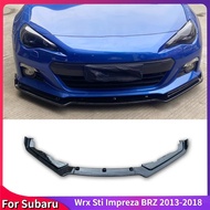 For Subaru Wrx Sti Impreza BRZ 2013-2018 Car Front Lip Bumper Splitters Lip Diffuser Spoiler Cover