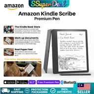 Amazon Kindle Scribe Premium Pen 10.2" E-Reader with Real Paper Feel Writing Bluetooth Free Premium