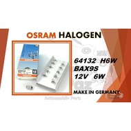 100% Original OSRAM (64132) H6W 12V 6W BAX9s Light Bulb